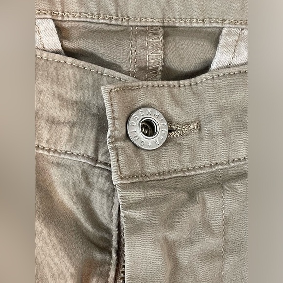 Adriano Goldschmied Pants Mens 32Rx28 Lux Khaki tailored trainers Straight Leg - Picture 3 of 8